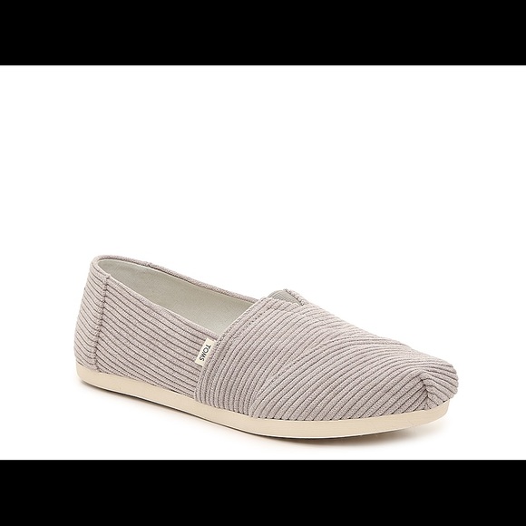 Toms | Shoes | Toms Alpargata Cupsole Mid Grey Wale Corduroy  TOMS GREY CORDUROY